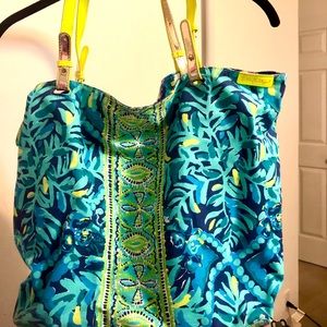 Lilly Pulitzer reversible bag